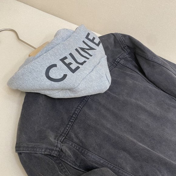 Celine - Мужская джинсовая куртка ветровка DZ_2708CE3 Celine - Мужская джинсовая куртка ветровка DZ_2708CE3