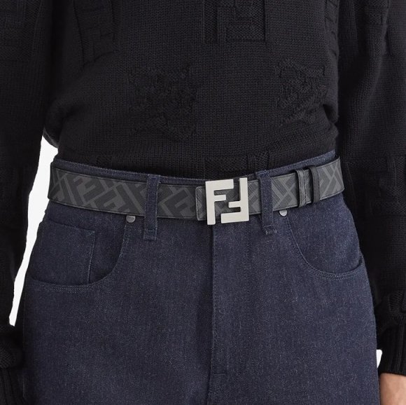 Fendi Мужской двусторонний ремень RE_1005FE3
