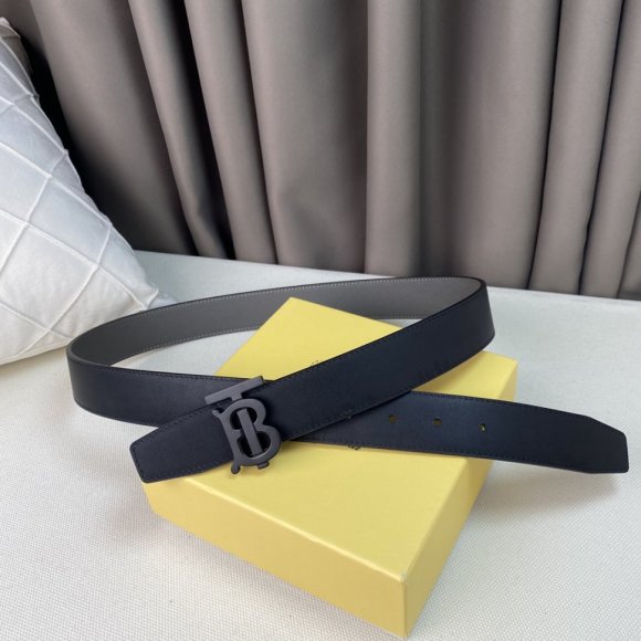 Burberry Мужской двусторонний ремень 3.5см. CN_1505BU1 Burberry Мужской двусторонний ремень 3.5см. CN_1505BU1