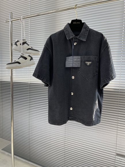 Prada - Мужская джинсовая рубашка TJ_1105PR10