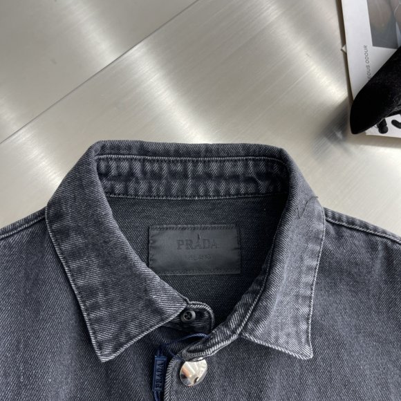 Prada - Мужская джинсовая рубашка TJ_1105PR10
