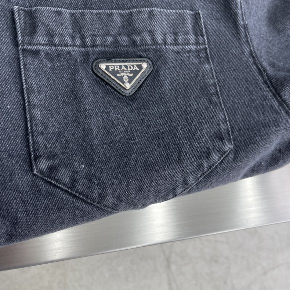 Prada - Мужская джинсовая рубашка TJ_1105PR10