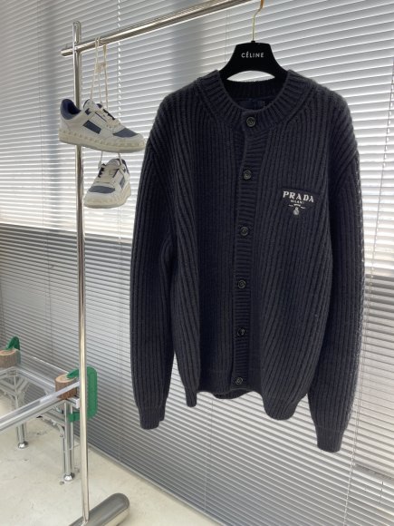 Prada - Мужская кофта кардиган свитер TJ_0310PR2 Prada - Мужская кофта кардиган свитер TJ_0310PR2