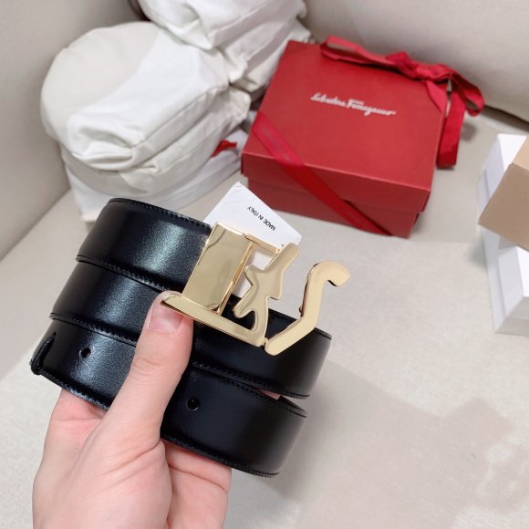 Salvatore Ferragamo Мужской двусторонний ремень 3.5см RE_1005SF4