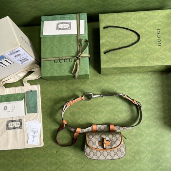 Gucci Bamboo 1947 Сумка поясная CN_0604GU5 Gucci Bamboo 1947 Сумка поясная CN_0604GU5