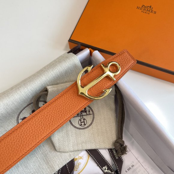 Hermes Мужской двусторонний ремень 3.2см. RE_1005HE6