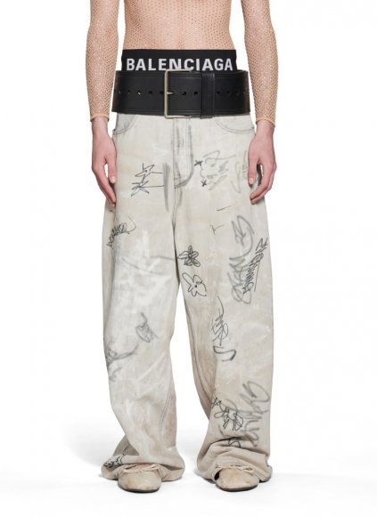 Balenciaga - Мужские штаны джинсы TJ_0510BA1