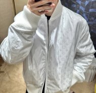 Louis Vuitton - Мужская двусторонняя куртка ветровка бомбер DZ_2708LV7