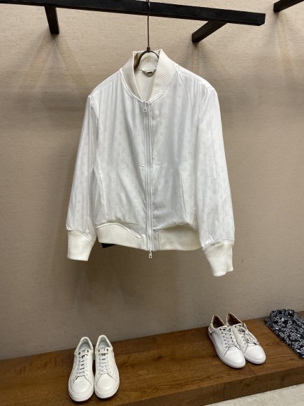 Louis Vuitton - Мужская двусторонняя куртка ветровка бомбер DZ_2708LV7 Louis Vuitton - Мужская двусторонняя куртка ветровка бомбер DZ_2708LV7