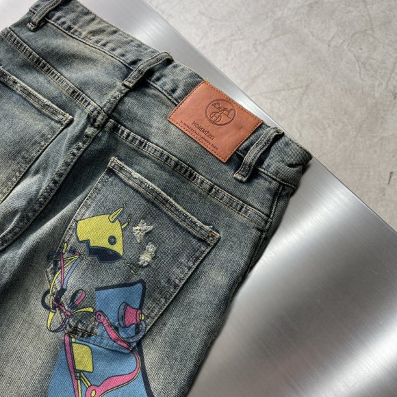 Hermes - Мужские штаны джинсы TJ_2012HE7 Hermes - Мужские штаны джинсы TJ_2012HE7