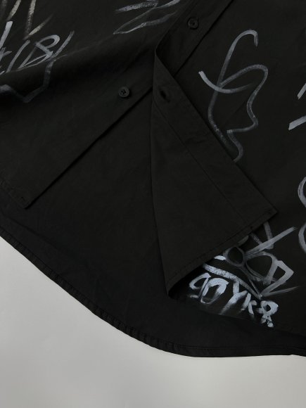 Balenciaga Graffiti - Мужская рубашка C1_1406BA3