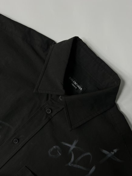 Balenciaga Graffiti - Мужская рубашка C1_1406BA3
