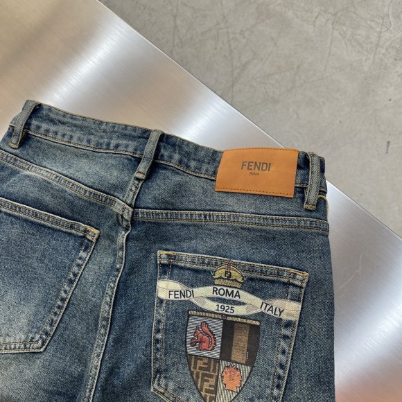 Fendi - Мужские штаны джинсы AH_1812FE1