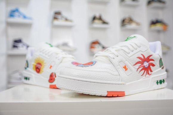 Louis Vuitton & Yayoi Kusama - Мужские кроссовки PH_1804LV1 Louis Vuitton & Yayoi Kusama - Мужские кроссовки PH_1804LV1