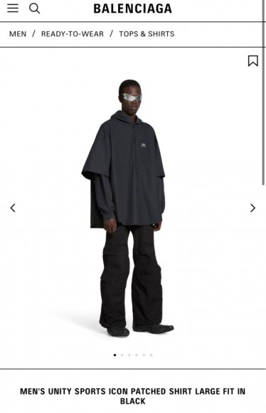 Balenciaga Unity Sports Icon - Мужская рубашка кофта толстовка TJ_1903BA4 Balenciaga Unity Sports Icon - Мужская рубашка кофта толстовка TJ_1903BA4