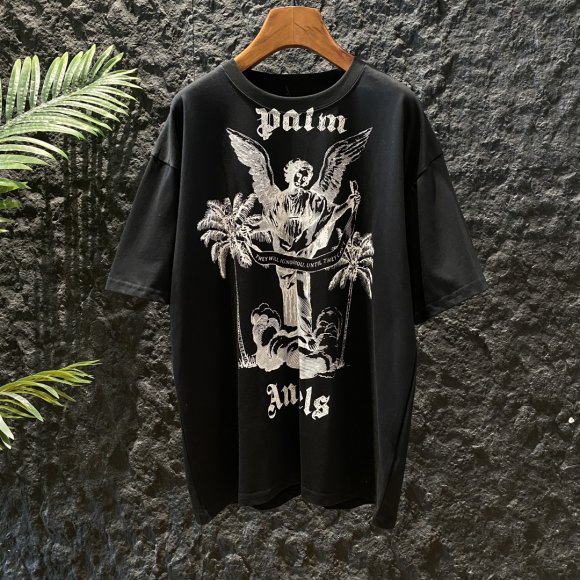 Palm Angels - Мужская футболка майка LE_2606PA10 Palm Angels - Мужская футболка майка LE_2606PA10