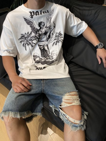 Palm Angels - Мужская футболка майка LE_2606PA10 Palm Angels - Мужская футболка майка LE_2606PA10