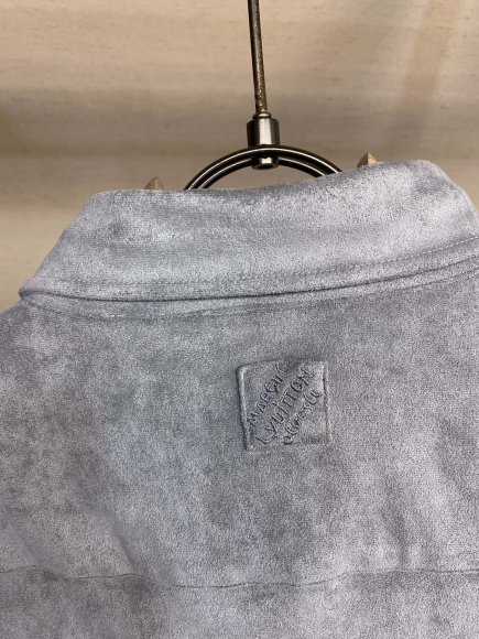 Louis Vuitton - Мужская велюровая рубашка DZ_1007LV12 Louis Vuitton - Мужская велюровая рубашка DZ_1007LV12
