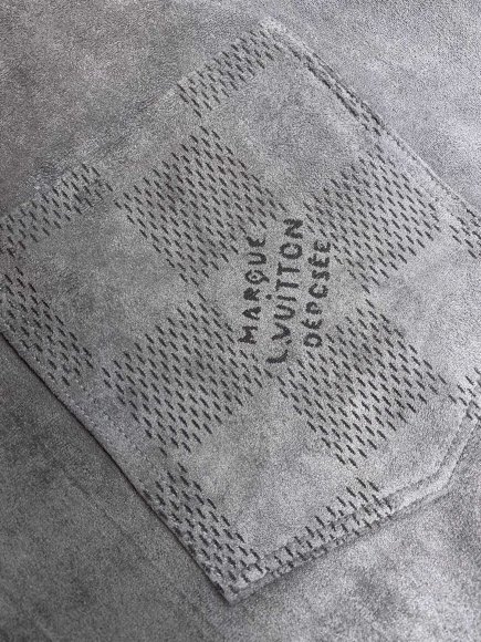 Louis Vuitton - Мужская велюровая рубашка DZ_1007LV12 Louis Vuitton - Мужская велюровая рубашка DZ_1007LV12