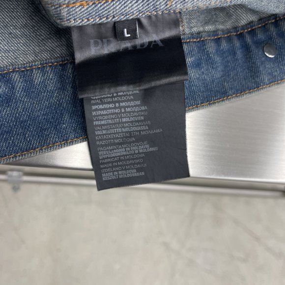 Prada - Мужская джинсовая рубашка куртка DZ_2808PR1