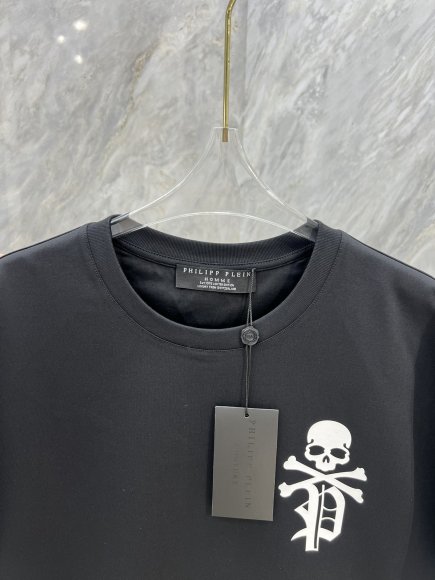 Philipp Plein SS Skull & Bones - Мужская футболка DZ_1701PP10