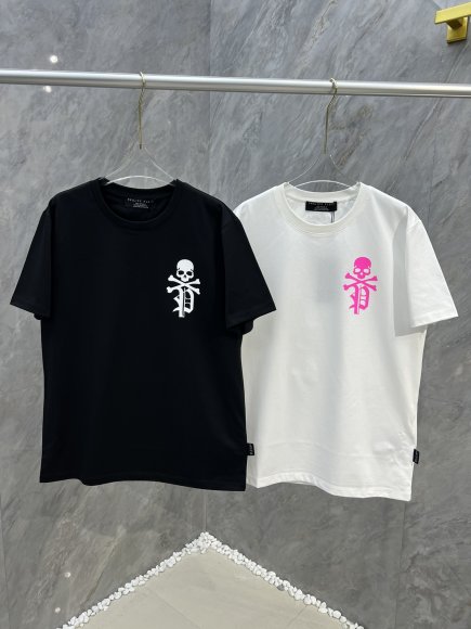Philipp Plein SS Skull & Bones - Мужская футболка DZ_1701PP10