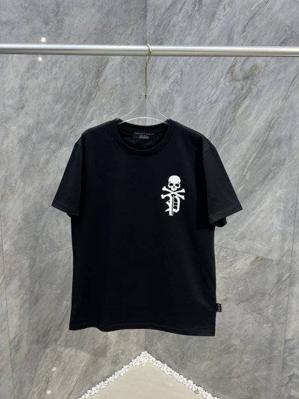 Philipp Plein SS Skull & Bones - Мужская футболка DZ_1701PP10