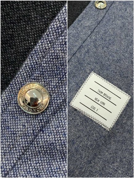 Thom Browne - Мужская куртка ветровка пиджак TI_1002TB1 Thom Browne - Мужская куртка ветровка пиджак TI_1002TB1