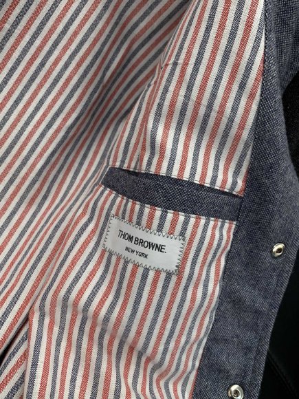 Thom Browne - Мужская куртка ветровка пиджак TI_1002TB1 Thom Browne - Мужская куртка ветровка пиджак TI_1002TB1