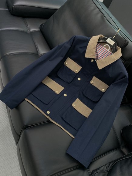 Thom Browne - Мужская куртка ветровка пиджак TI_1002TB2