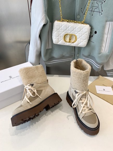 Brunello Cucinelli - Женские ботинки сапоги AV_0712BC1