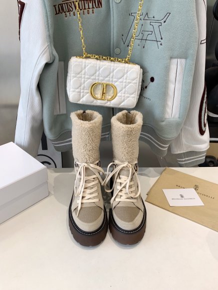 Brunello Cucinelli - Женские ботинки сапоги AV_0712BC1