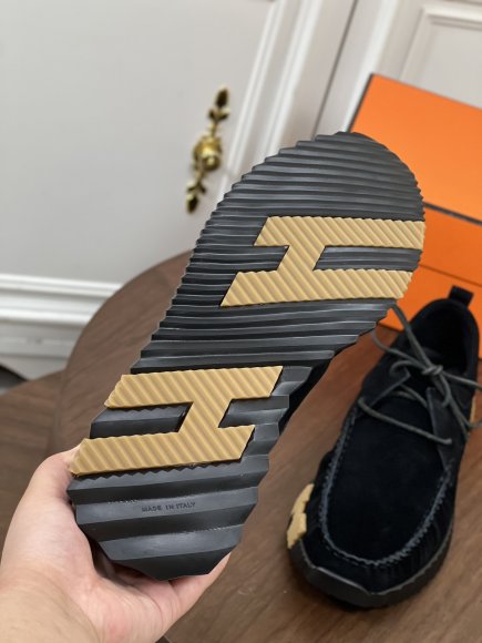 Hermes - Мужские кроссовки кеды мокасины BL_3107HE7