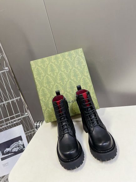 Gucci - Женские ботинки берцы ST3_0410GU1 Gucci - Женские ботинки берцы ST3_0410GU1