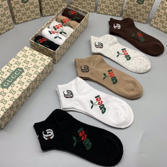 GUCCI носки комплект 5 пар AC_1705GU9 GUCCI носки комплект 5 пар AC_1705GU9