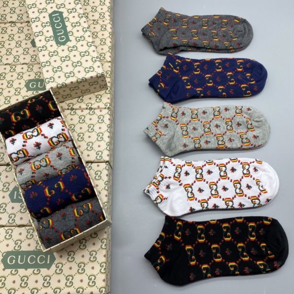 GUCCI носки комплект 5 пар AC_1705GU9 GUCCI носки комплект 5 пар AC_1705GU9