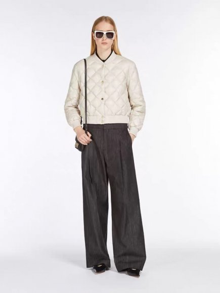 Max Mara - Женская двусторонняя куртка пуховик бомбер YE_2309MM1