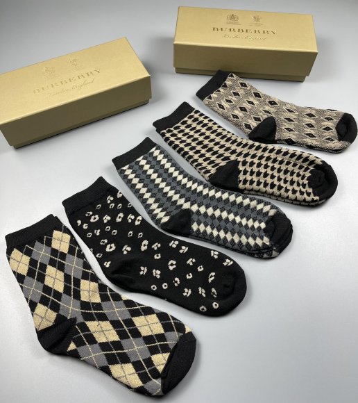 Burberry носки комплект 5 пар AC_0502BU4
