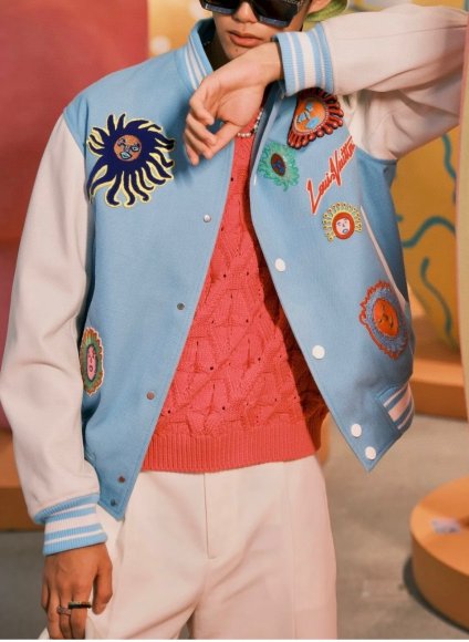 Louis Vuitton Varsity - Мужская куртка бомбер DZ_2009LV5
