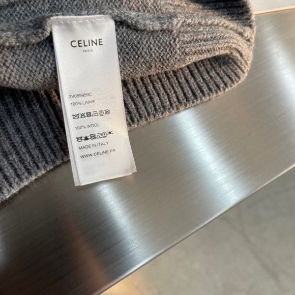 Celine - Мужская шерстяная кофта свитер худи AH_0701CE4 Celine - Мужская шерстяная кофта свитер худи AH_0701CE4