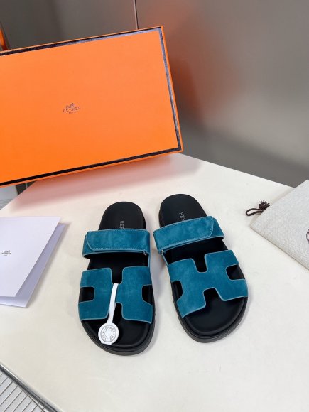 Hermes - Мужские шлепанцы сандали ST3_0306HE1 Hermes - Мужские шлепанцы сандали ST3_0306HE1