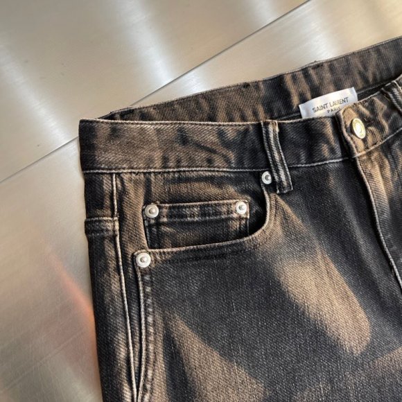 Saint Laurent - Мужские штаны джинсы AH_0701SL5 Saint Laurent - Мужские штаны джинсы AH_0701SL5