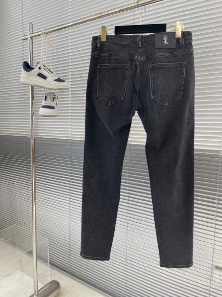 Saint Laurent - Мужские штаны джинсы AH_0701SL5 Saint Laurent - Мужские штаны джинсы AH_0701SL5