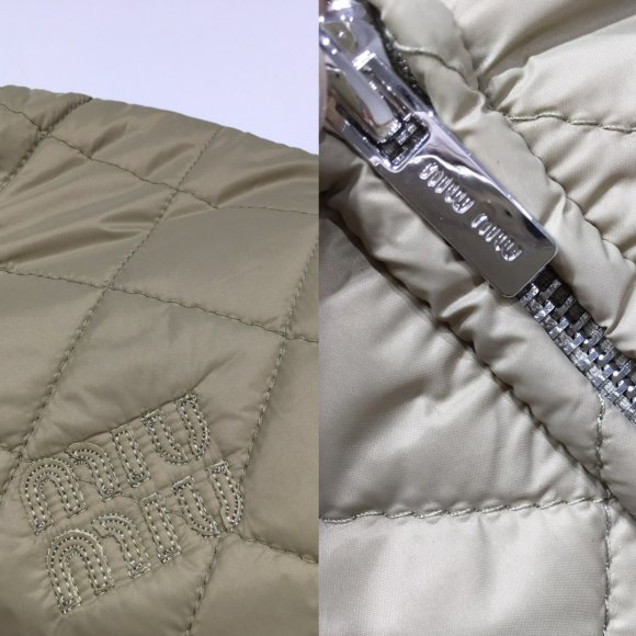 Miu Miu - Женская стеганая куртка ветровка YE_2309MM4 Miu Miu - Женская стеганая куртка ветровка YE_2309MM4