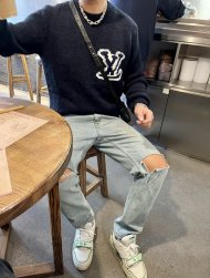 Louis Vuitton  Мужская кофта свитер C1_2601LV5 Louis Vuitton  Мужская кофта свитер C1_2601LV5