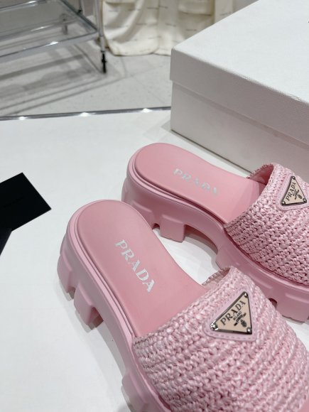 Prada - Женские шлепанцы ST3_0707PR1 Prada - Женские шлепанцы ST3_0707PR1
