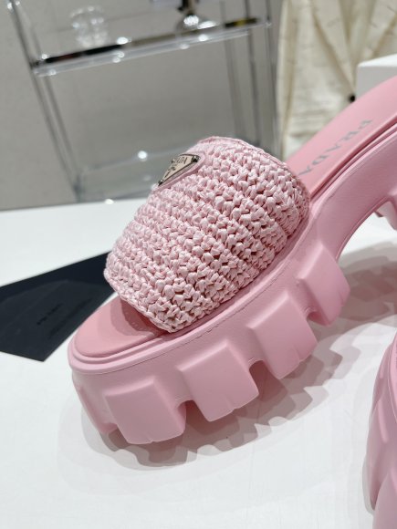 Prada - Женские шлепанцы ST3_0707PR1 Prada - Женские шлепанцы ST3_0707PR1