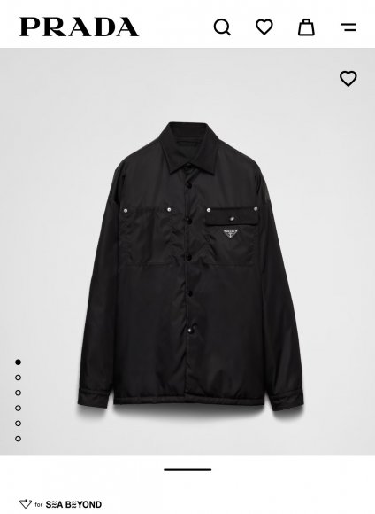 Prada - Мужская куртка рубашка ветровка TJ_1912PR2 Prada - Мужская куртка рубашка ветровка TJ_1912PR2