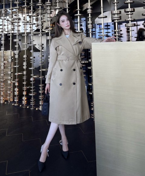 Dior - Женский плащ пальто YE_2309DI7