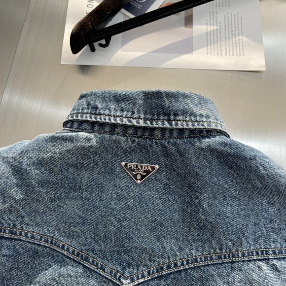 Prada - Мужская джинсовая куртка рубашка ветровка TJ_1912PR3